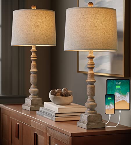 1-Antique wood with USB Port