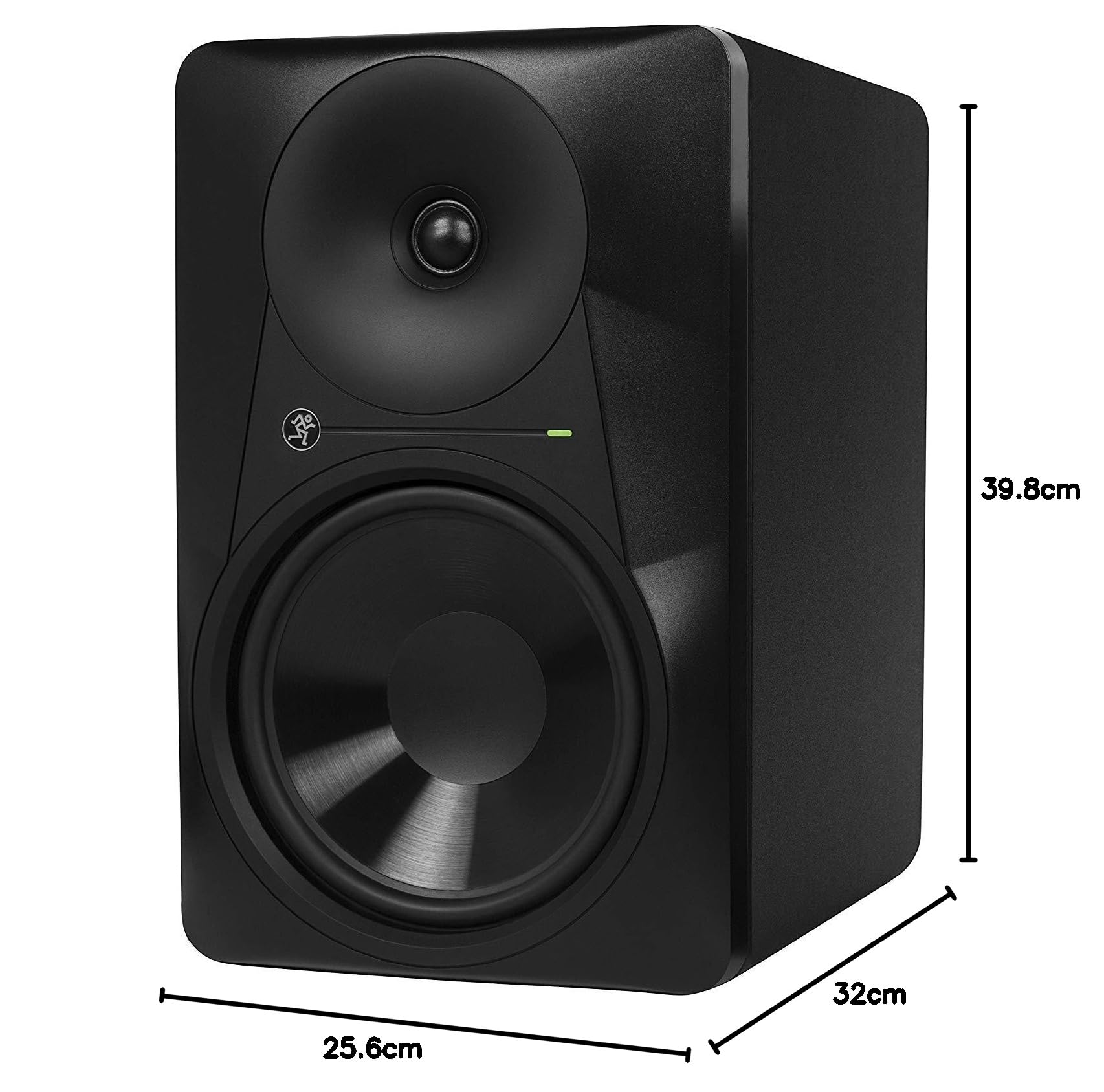 Mackie MR824 8-Inch Powered Studio Monitor - Professional Audio Speaker for Home & Recording Studios, Music Production, DJing, and Podcasting