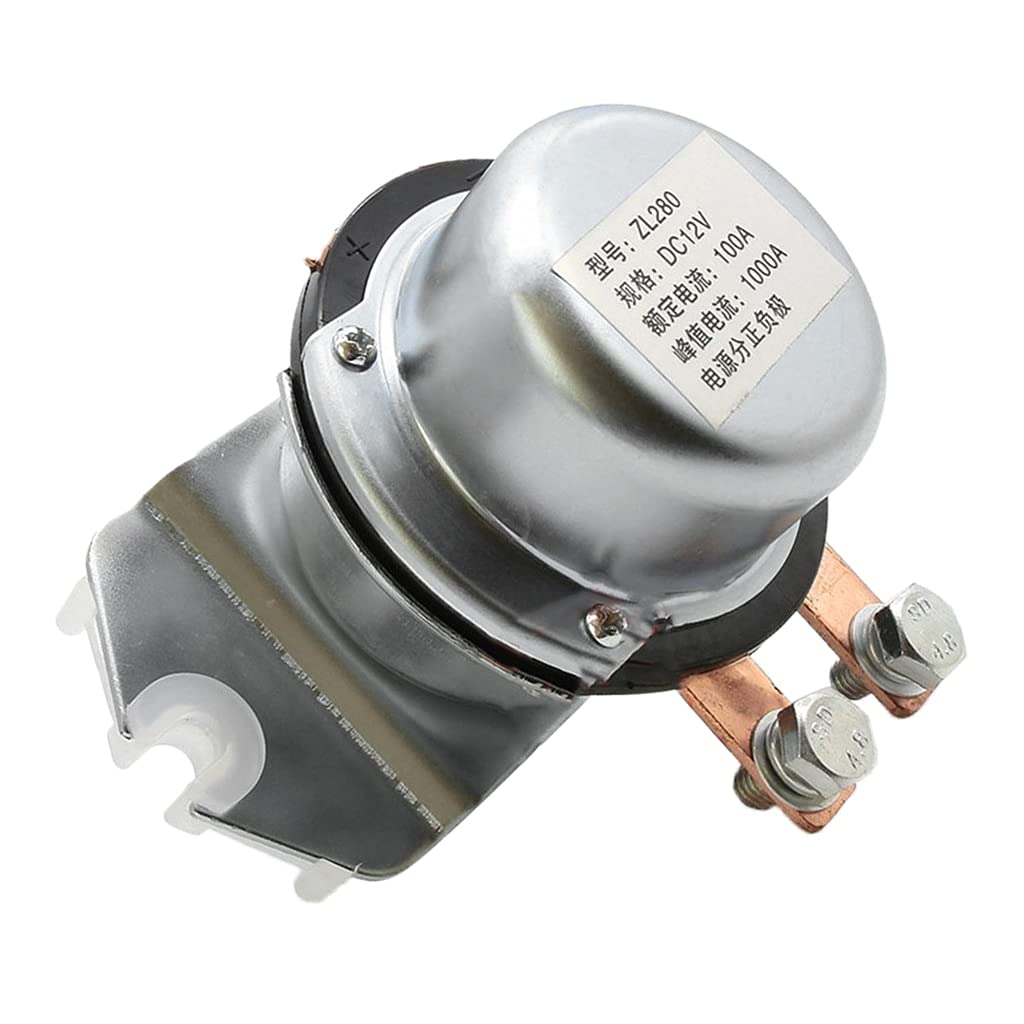100A Heavy Duty Automotive Starter Relay Battery Disconnect Isolator Switch Solenoid for Car, Truck, RV - Waterproof & High Performance - Perfect for Vehicle Maintenance, Emergency Power Cutoff & Off-Road Use
