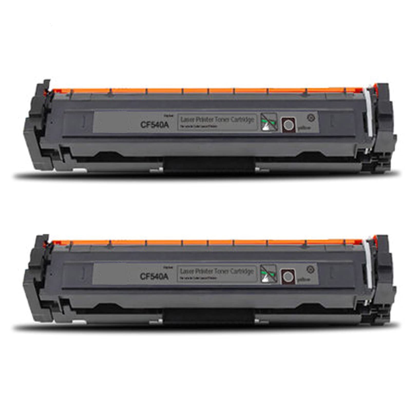 PPTT 203A Compatible Toner Cartridge Replacement for HP 203A - Works with HP Color LaserJet Pro M254/M254dw/254nw/MFP M281cdw/281fdn/281fdw/280/280nw Printers - 2 Pack Black with Chip - Perfect for Office Printing & High Volume Documents