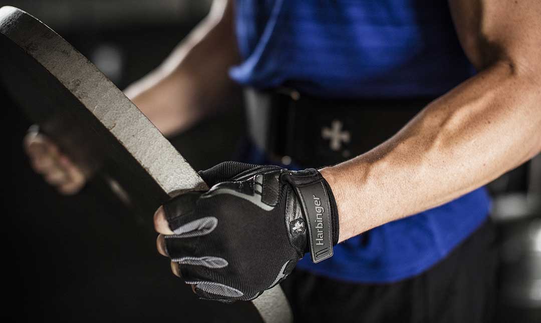 Harbinger Pro Weightlifting Gloves for Men & Women - Premium Gym Gloves for CrossFit, Powerlifting & Workout - Perfect for Weight Training & Fitness
