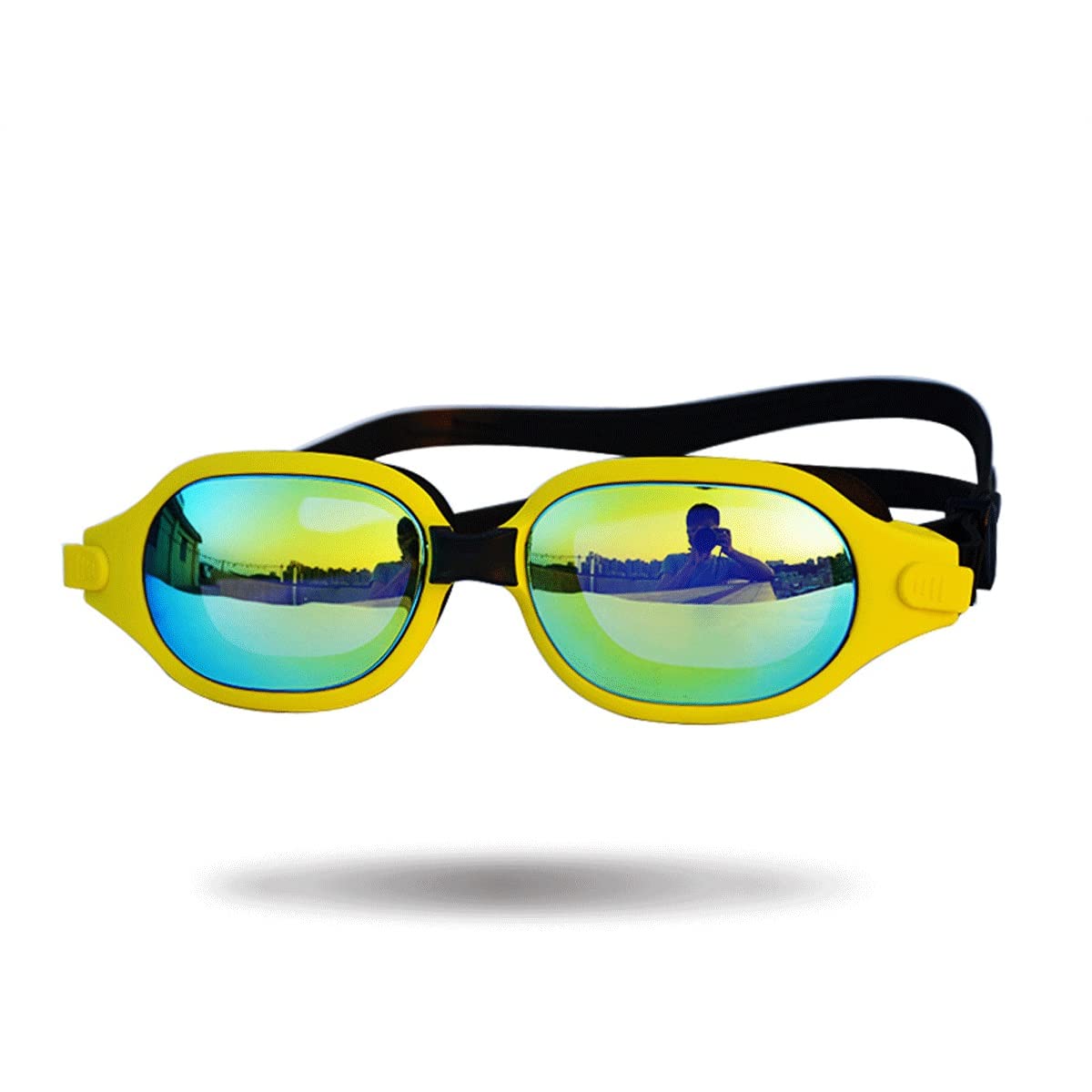 Anti-Fog UV Protection Swim Goggles for Adults & Kids - No Leak Wide View Swimming Goggles for Men, Women, Youth - Pack of 1 (Color: Blue) - Perfect for Pool, Beach, and Competitive Swimming