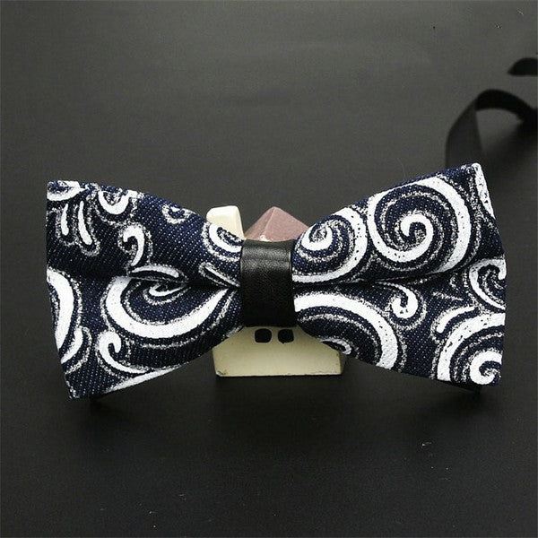 Floral Print Pajarita Bow Tie - Elegant & Stylish Accessory for Weddings, Parties & Formal Events