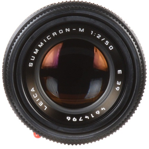 Leica Summicron M 50mm f/2.0 Manual Focus Prime Lens for Leica M Mount Cameras - Black | Perfect for Street Photography, Portraits & Low Light Shooting