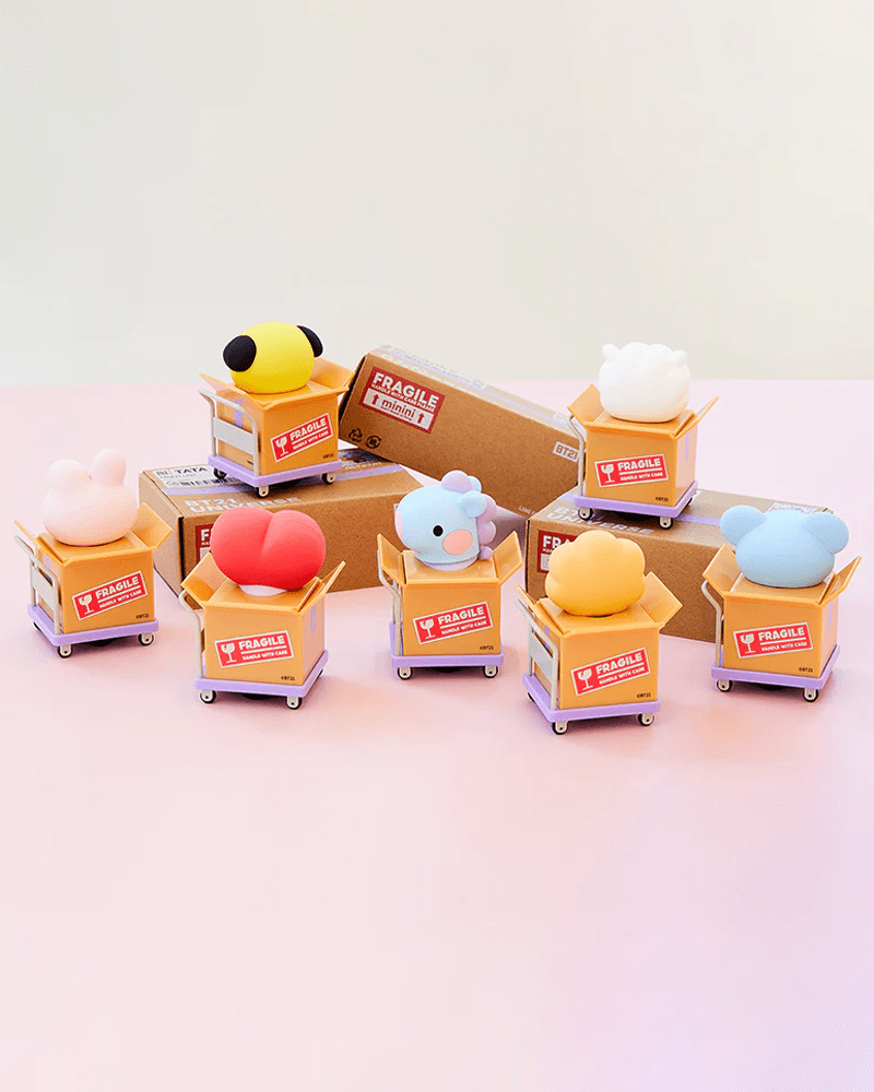 BT21 CHIMMY Mini Privacy Rolling Stamp - Self-Inking Address Stamp for Mail, Envelopes & Packages - Perfect for Home & Office Use