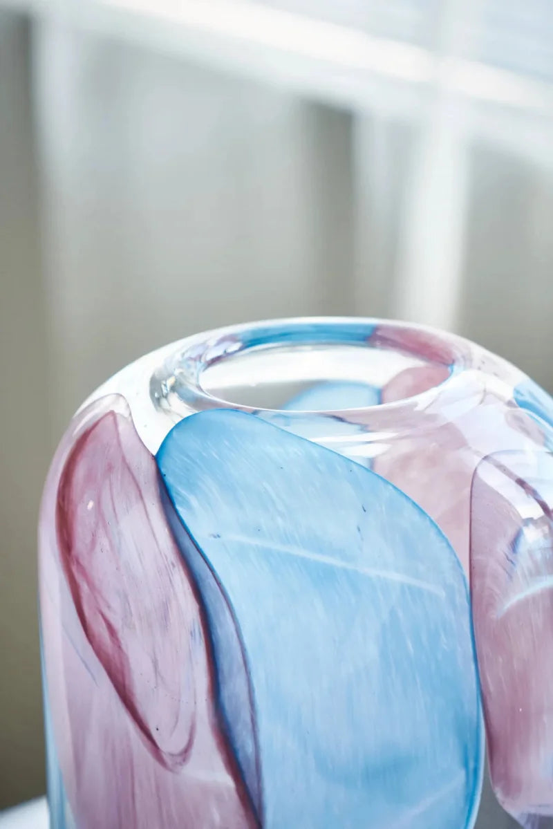 Pastel Bloom Hydroponics Vase - Elegant Glass Flower Vase for Home Decor, Office Desk, Wedding Centerpieces & DIY Plant Growing