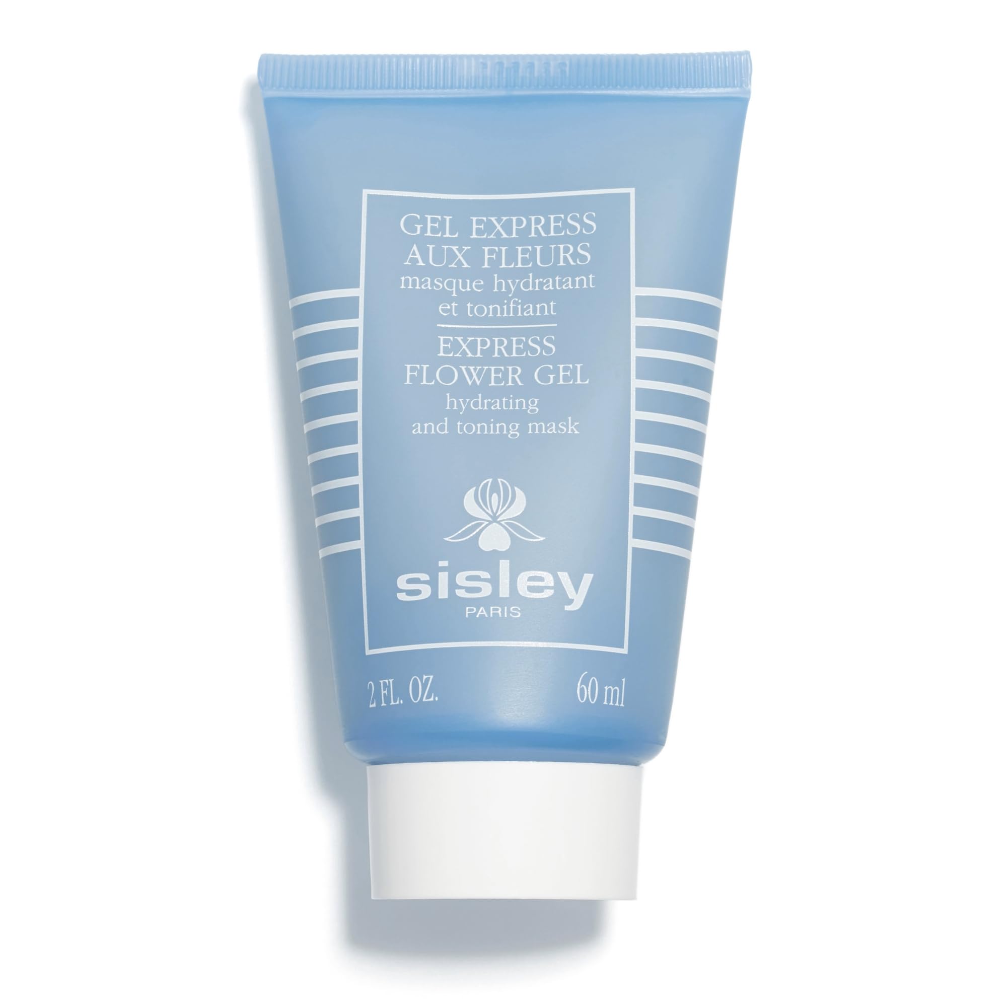 Sisley Paris Express Flower Gel - 60 mL Hydrating Leave-On Face Mask - Instant 3 Minute Brightening & Toning Gel for All Skin Types - Perfect for Morning Routine, Travel & Post-Workout Refresh