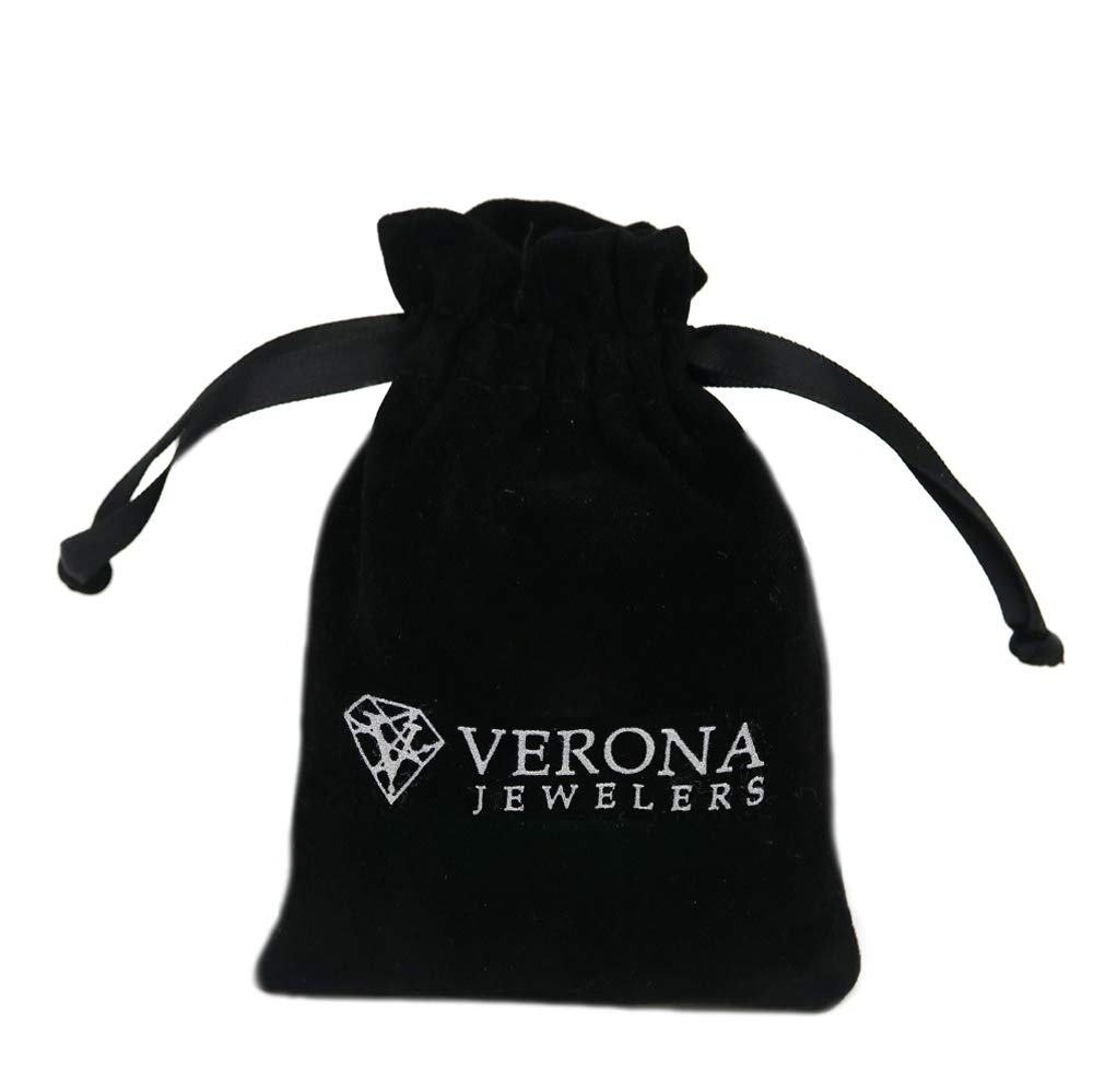 Verona Jewelers 925 Sterling Silver Men's Figaro Chain Necklace 8.5-10.5mm | Italian Made 20-30 Inch Silver Necklace for Men | Perfect Gift for Birthday, Anniversary & Special Occasions