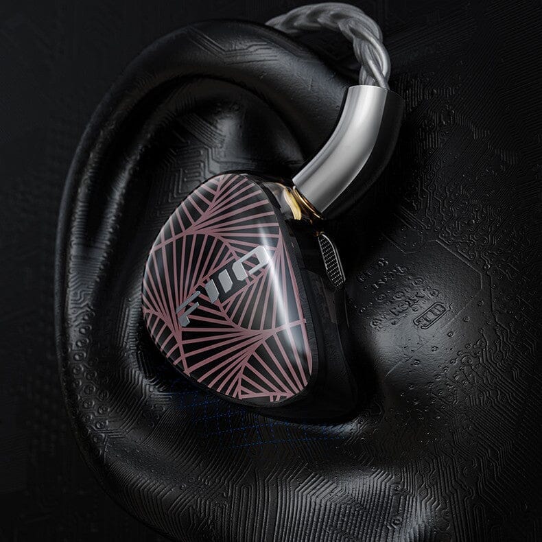 FiiO FX15 Hybrid In-Ear Monitors with 4 Electrostatic + 1DD + 1BA Drivers - Premium Audiophile Earphones for Music, Gaming & Studio Monitoring