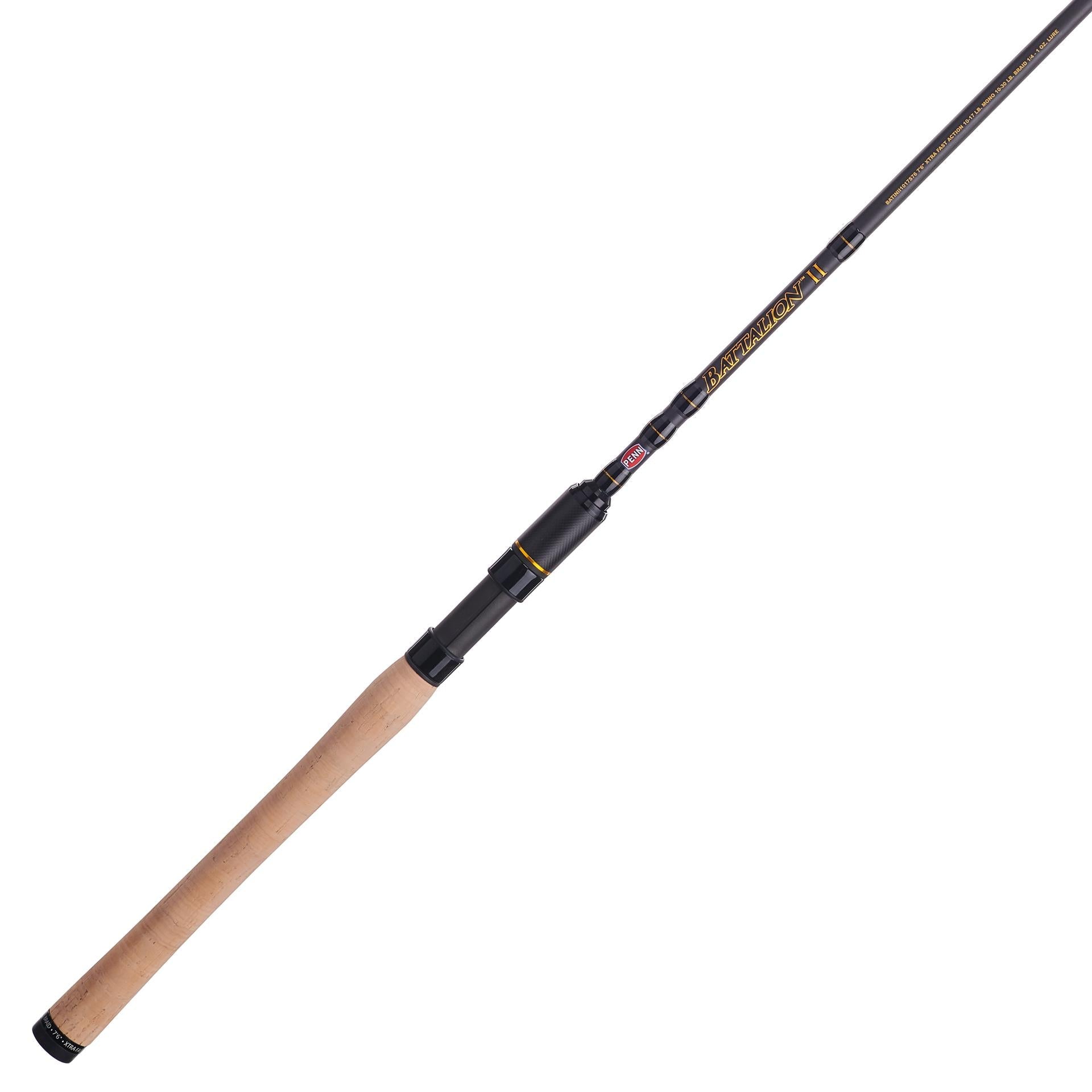 Battalion™ II Inshore Spinning Rod - Lightweight Saltwater Fishing Rod for Bass, Trout & Redfish | Perfect for Kayak, Pier & Shore Fishing