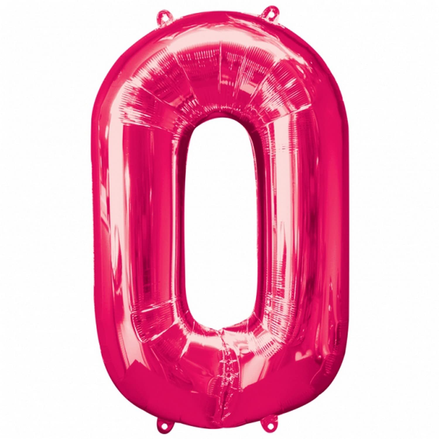 Amscan Supershape Pink Number Balloons (2 Pack) - Perfect for Birthday Parties, Baby Showers & Anniversary Celebrations