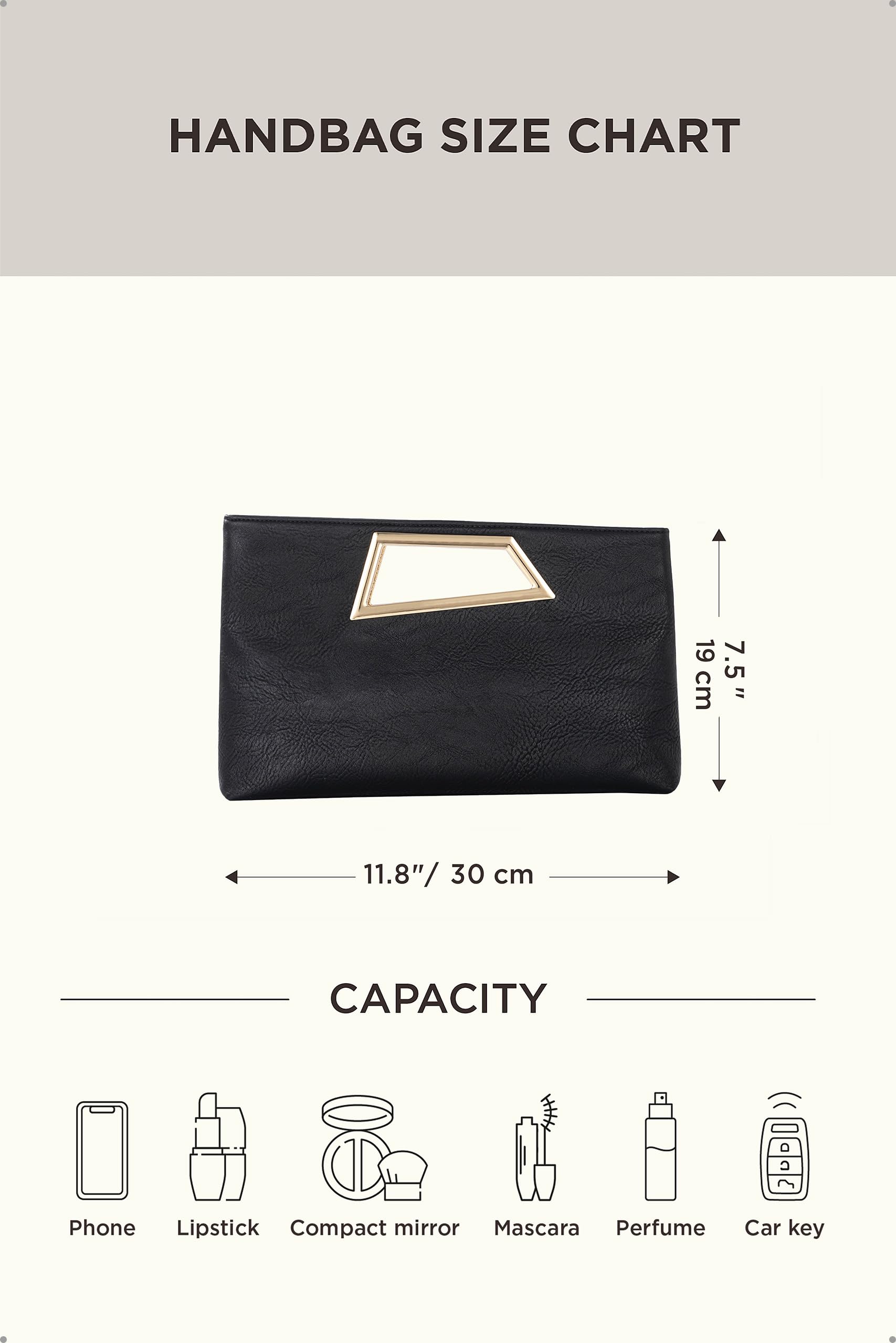 Coucoland Women's Glitter PU Leather Clutch Purse - Elegant Evening Bag for Wedding, Party & Daily Use | Perfect for Date Nights, Cocktail Events & Special Occasions