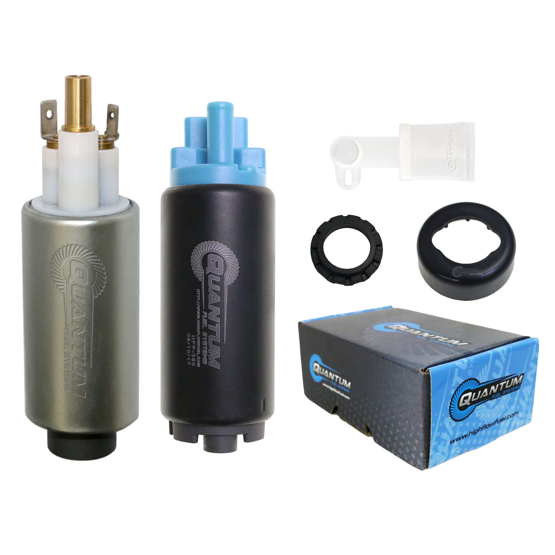 QFS Dual High/Low Pressure Electric Fuel Pump Replacement for Mercury VST, Mercury Inboard, Mercruiser 30620188S 30810049T 33500000U (1984-2020) - OEM 866169T01, 880596T58 - Perfect for Marine Engines, Boat Repairs & Performance Upgrades