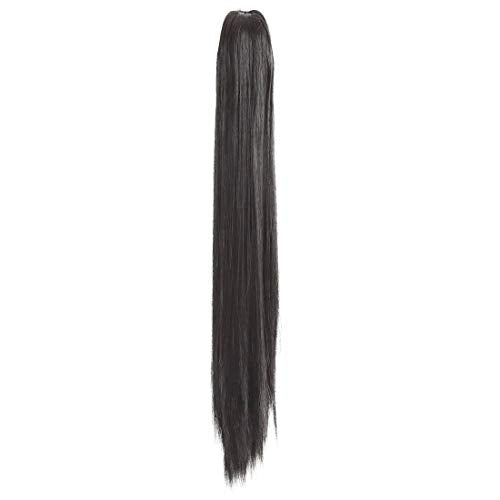 Clip-in Ponytail Hair Extension with Claw Clip - Natural Looking Hairpiece for Instant Volume & Length - Perfect for Parties, Weddings & Everyday Styling
