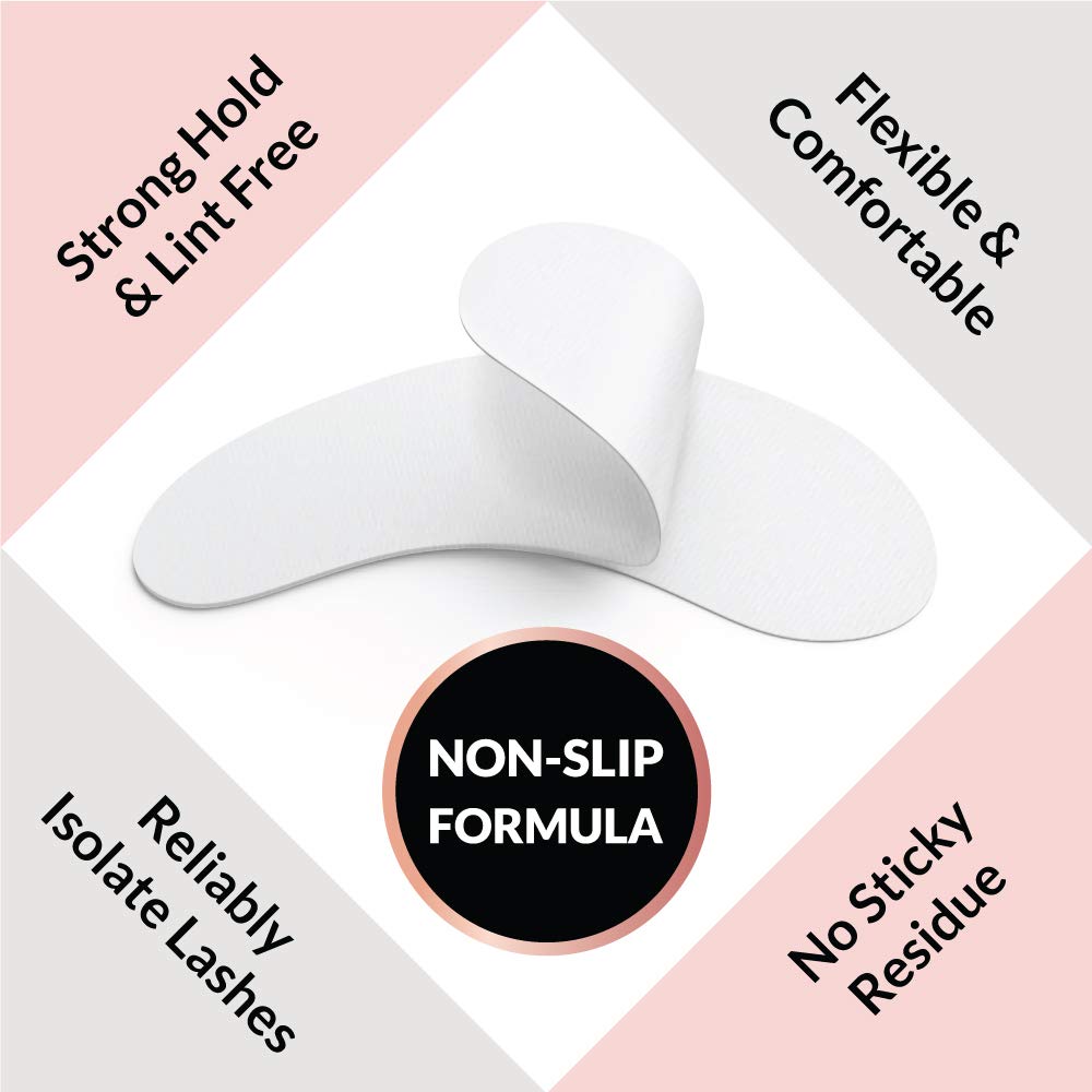 100 Pairs Hydrogel Under Eye Pads & Eyelash Extension Remover Gel | Lint-Free Eye Patches for Lash Extensions & Lifts | Professional Lash Glue Remover for Strong Adhesives | Perfect for Salon Use & At-Home Lash Care