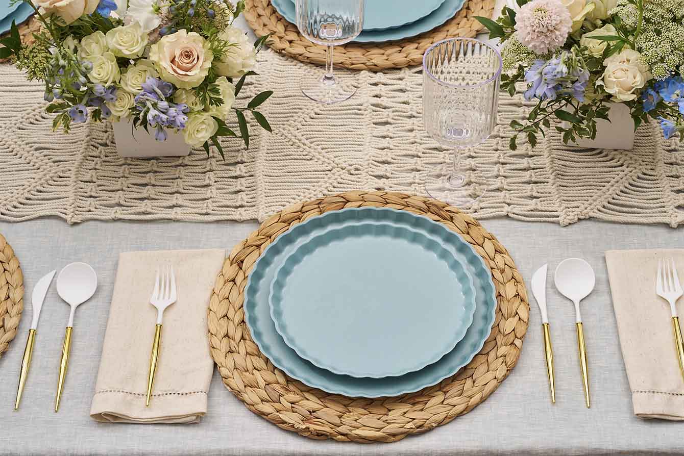 Simply Eco-Friendly Dinner Plates - Set of 8, Durable & Sustainable Dishes for Pool Parties, Picnics, BBQs, and Everyday Dining | Perfect for Outdoor Gatherings and Eco-Conscious Homes