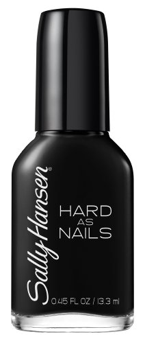 Sally Hansen Hard as Nails Nail Polish - Black Heart, 0.45 fl oz - Strengthening & Long-Lasting Nail Color for Everyday Wear & Special Occasions