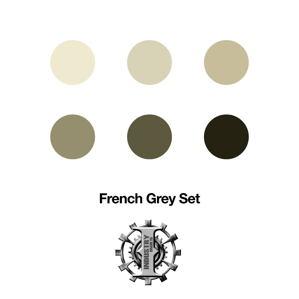 Premium French Grey Ink Set for Printers - Choose Your Size - Perfect for Graphic Design, Screen Printing & DIY Projects