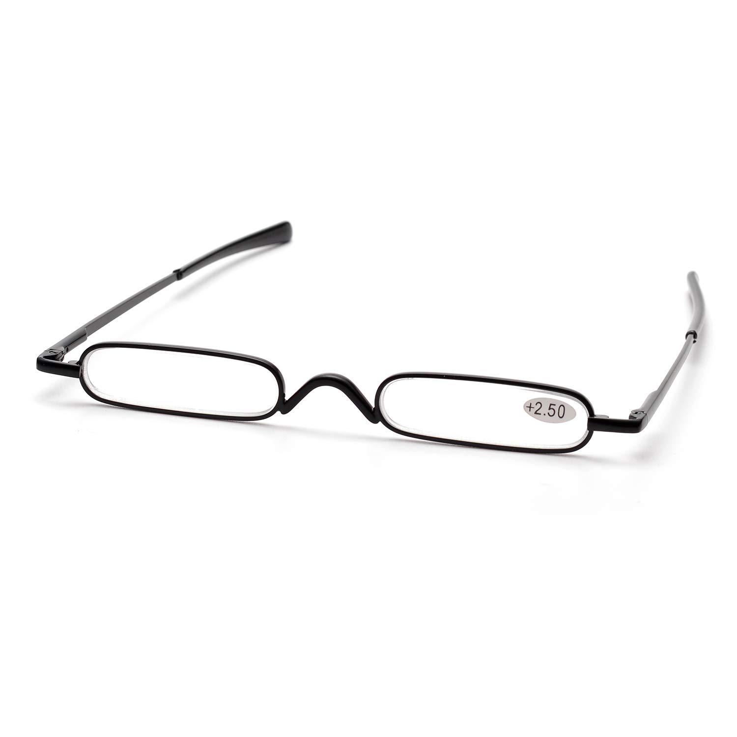 ZUVGEES Lightweight Compact Reading Glasses with Pen Clip & Tube Case - Portable Slim Readers for Men & Women - Perfect for Travel, Office, and Everyday Use