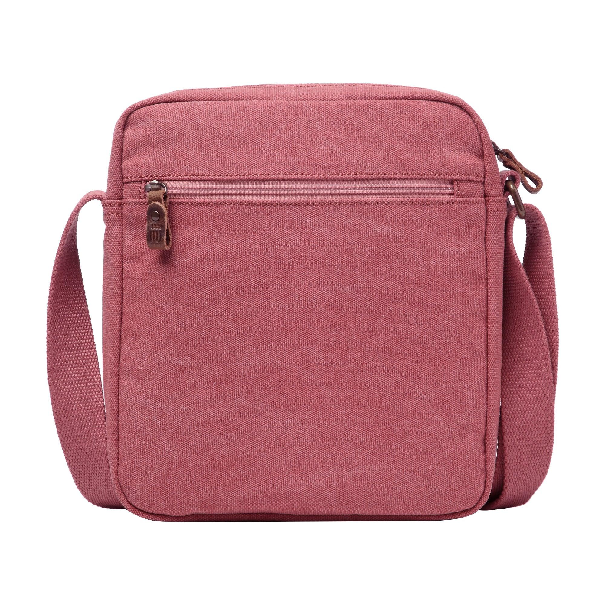 Troop London Classic Canvas Crossbody Bag for Men & Women - Stylish & Durable Shoulder Bag for Travel, Work & Everyday Use