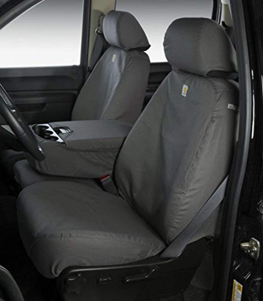 Covercraft SSC3443CAGY Carhartt Seat Saver - Durable Truck & SUV Seat Protector for Work, Hunting & Outdoor Adventures