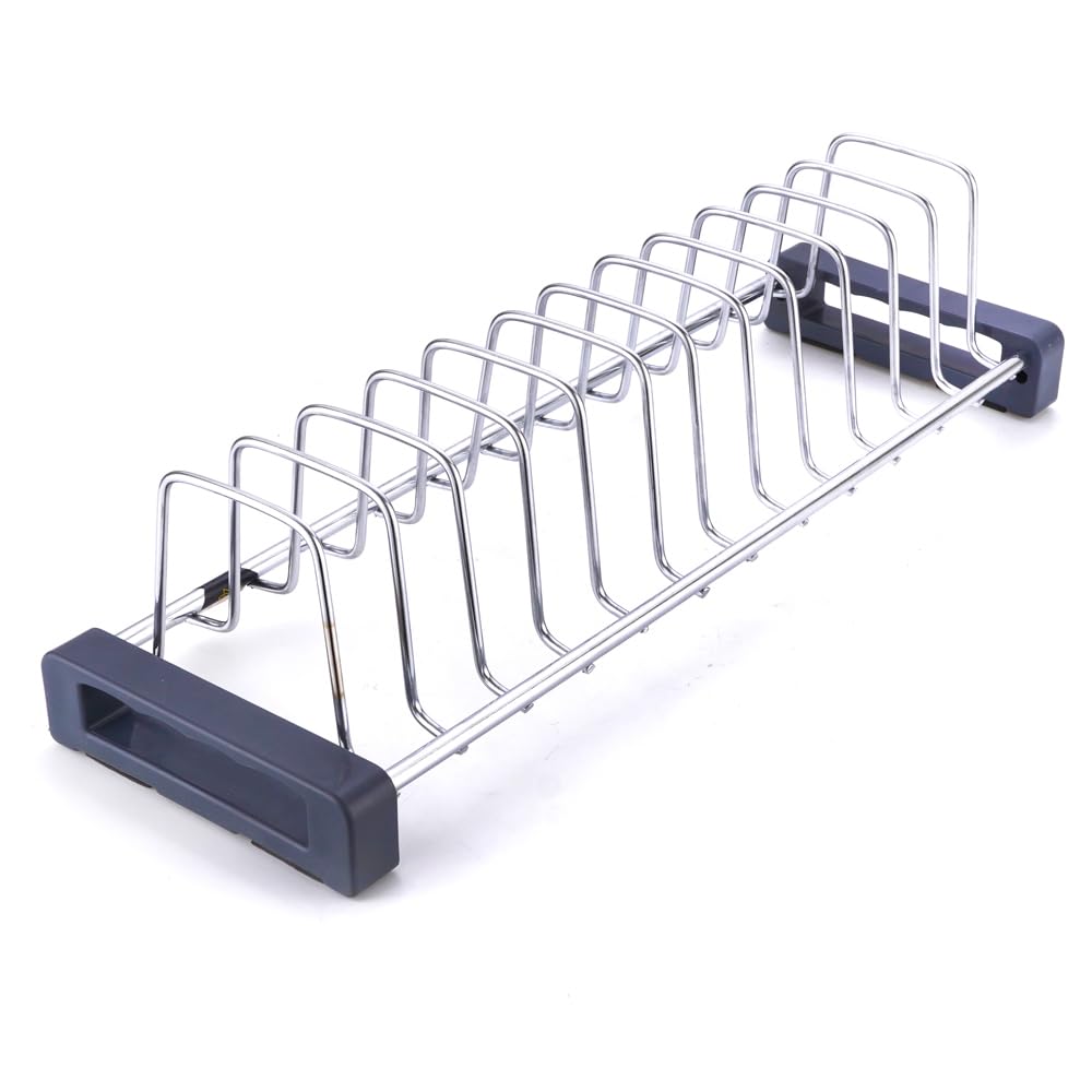 MBCARE Compact Stainless Steel Dish Drying Rack - Space Saving Kitchen Counter Organizer, Dish Drainer for Sink Cabinet, Perfect for Small Kitchens & Apartments