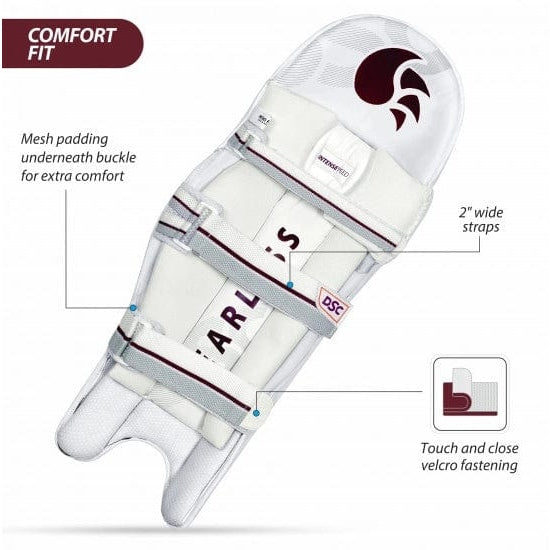 DSC Intense Speed Cricket Batting Leg Guards - Premium Protective Gear for Cricket Players | Perfect for Practice & Matches