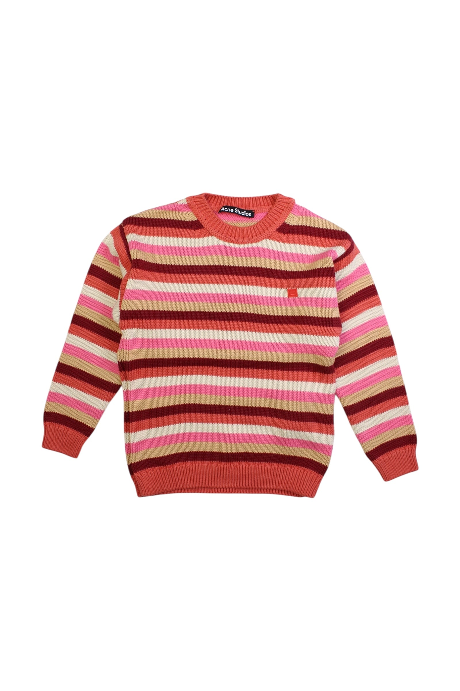 Acne Studios Striped Knit Sweater for Kids - Soft Cotton Pullover (Size 4-6T) | Perfect for School, Playdates & Family Outings