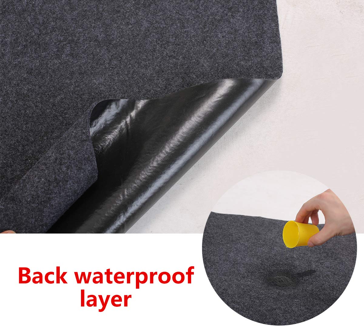 Humidifier Mat for Floor - Absorbent, Washable, Non-Slip Floor Protector (24