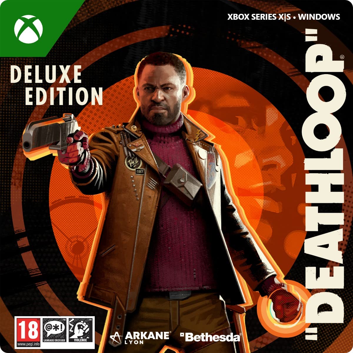 DEATHLOOP Deluxe Edition - Digital Download Code for Xbox & Windows 10 PC | Action-Packed First-Person Shooter Game | Perfect for Solo Gamers & Thrill Seekers
