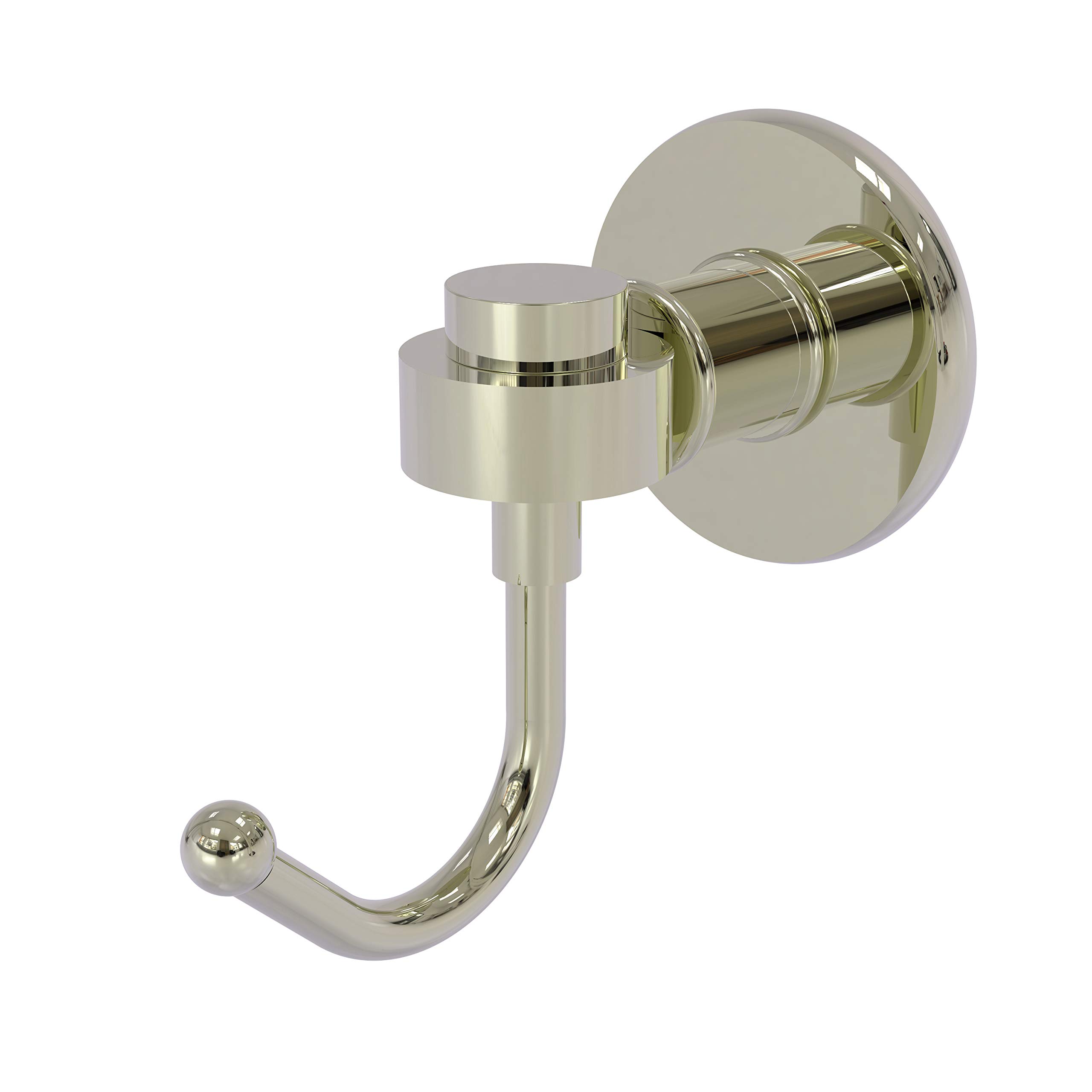 Allied Brass 2020 Continental Collection Robe Hook - Polished Nickel Finish - Perfect for Bathroom, Bedroom & Closet Organization