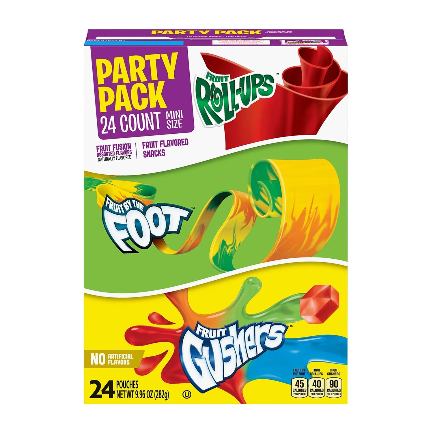 Gushers, Fruit Roll Ups & Fruit by the Foot Variety Pack | Assorted Fruit Snacks Box | Perfect for School Lunches, Parties & On-the-Go Snacking