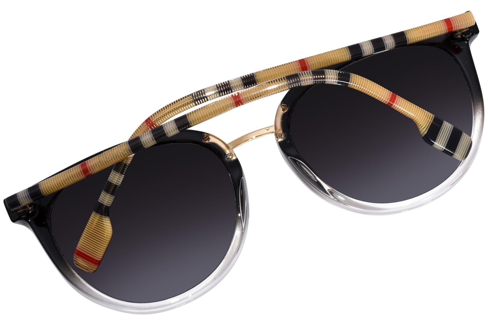 BURBERRY BE 4316 39188G Black Gradient Sunglasses for Women & Men - Stylish UV Protection Shades for Driving, Beach & Outdoor Fashion