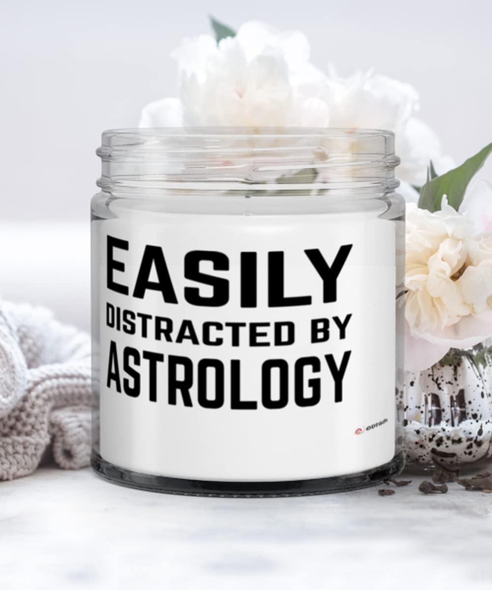 Funny Astrologer Scented Candle - 9oz Vanilla Soy Wax Candle for Home Decor, Gift & Relaxation | Perfect for Zodiac Lovers, Meditation & Aromatherapy