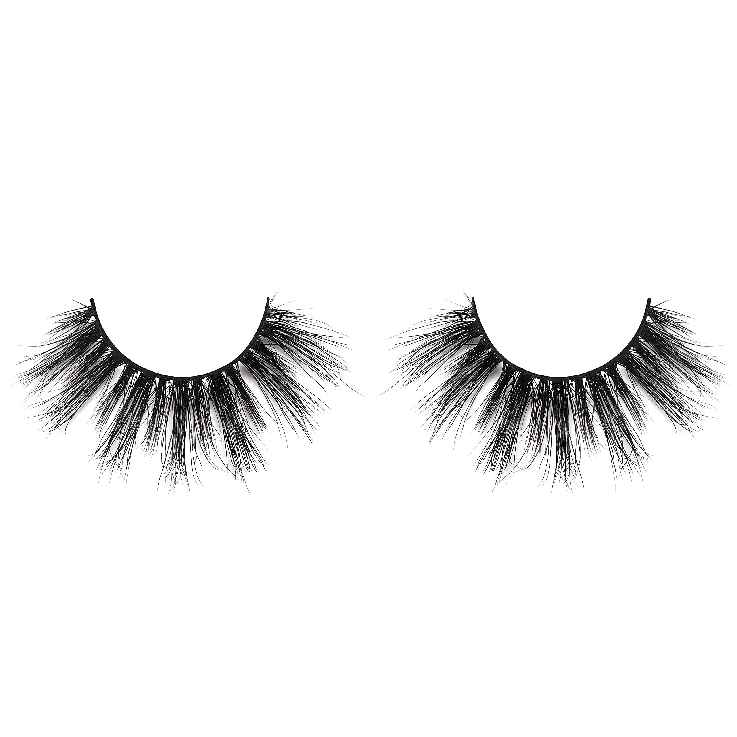 Lilly Lashes So Extra Miami 3D Mink Eyelashes - Natural & Wispy Look, Reusable Up to 25 Times, Fluffy Strip Lashes for Everyday Glam & Special Occasions (Lash Glue Not Included)