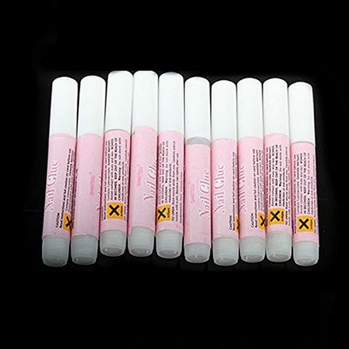 LyDia® Professional Strong 2g Nail Adhesive Glue for Acrylic Nails, UV Gel, French Tips & Nail Art - Long Lasting False Nail Glue (2-Pack) - Perfect for Salon, Home Manicures & Nail Extensions
