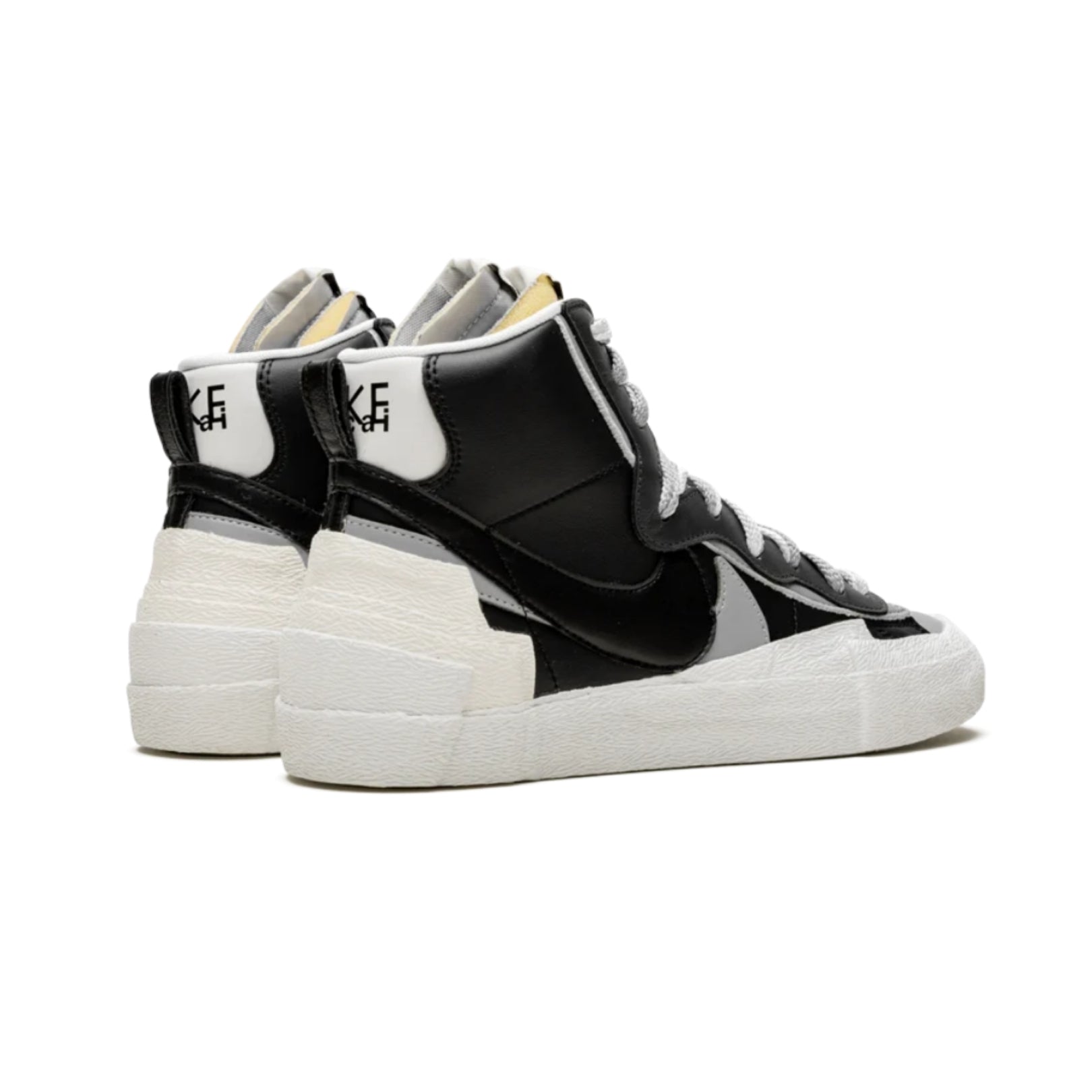 Nike x Sacai Blazer Mid Black White Sneakers - Men's High-Top Fashion Shoes for Casual Wear & Street Style Outfits