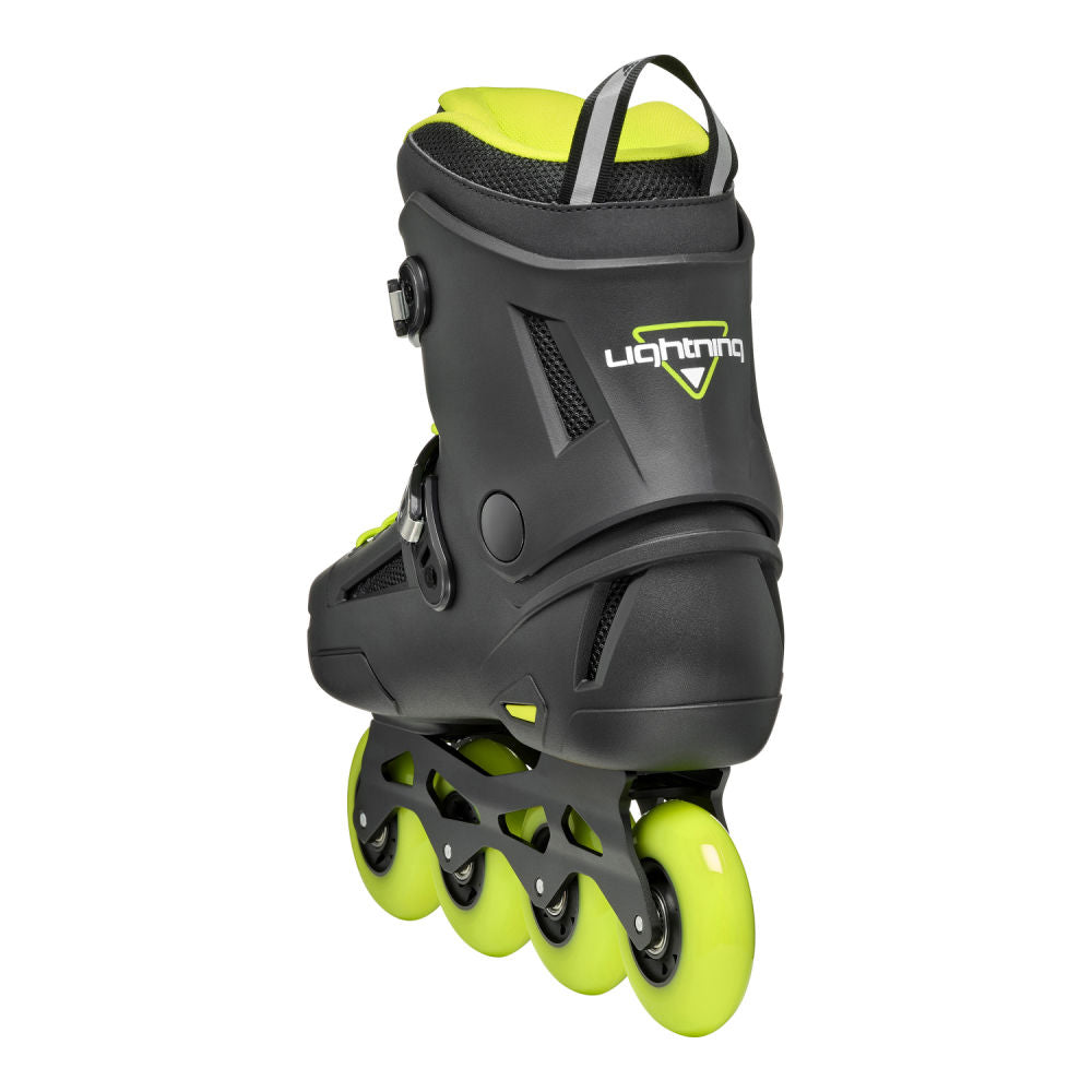 Rollerblade Lightning 80 M Inline Skates for Men - High-Performance Fitness & Recreational Skating - Perfect for Outdoor Exercise, Park Trails & Urban Commuting