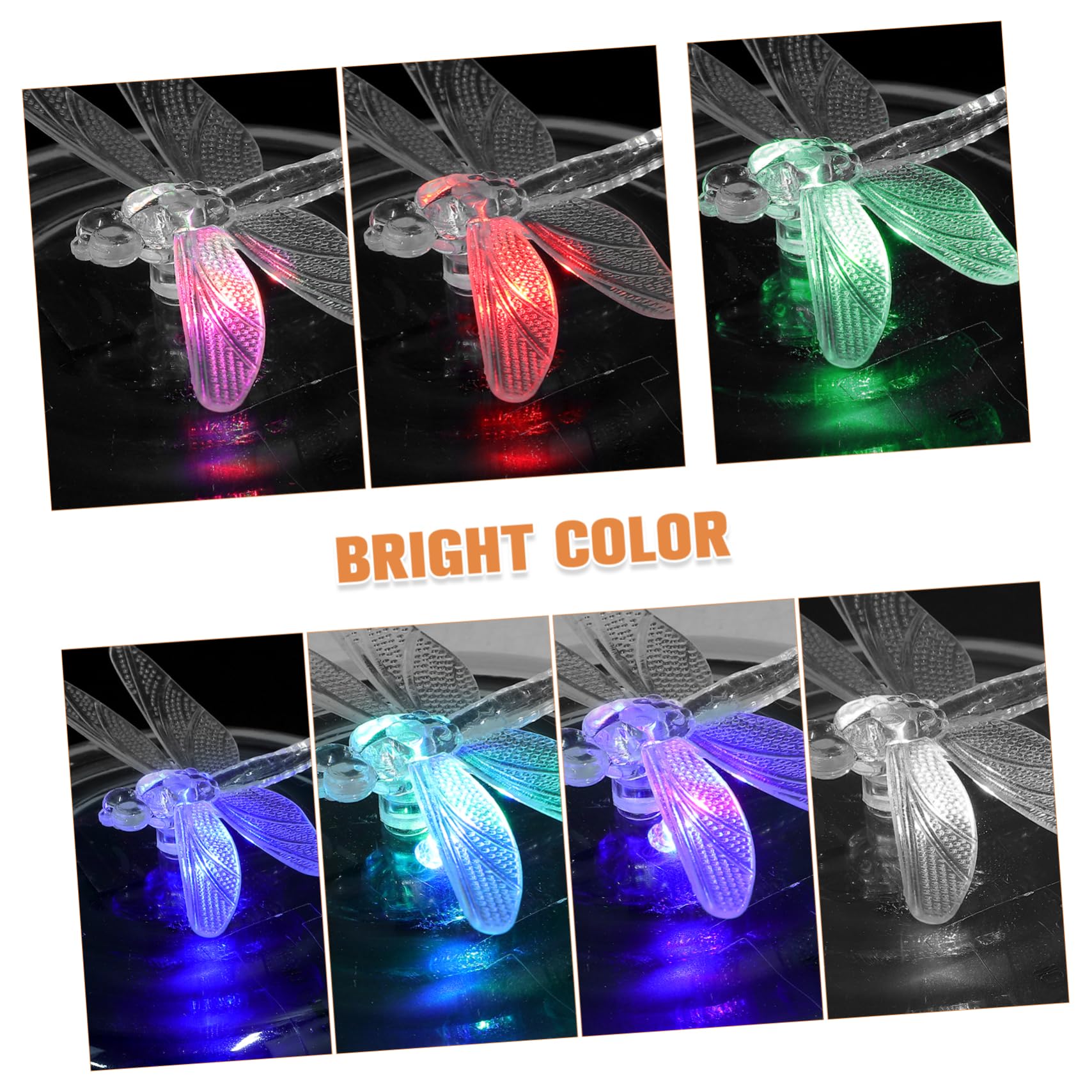 OSALADI 2-Pack Solar Dragonfly Lights - Waterproof Outdoor Solar Lanterns for Pool, Garden, Patio & Yard Decor | Decorative Solar-Powered Landscape Lighting for Pathways, Walkways & Backyard Ambience