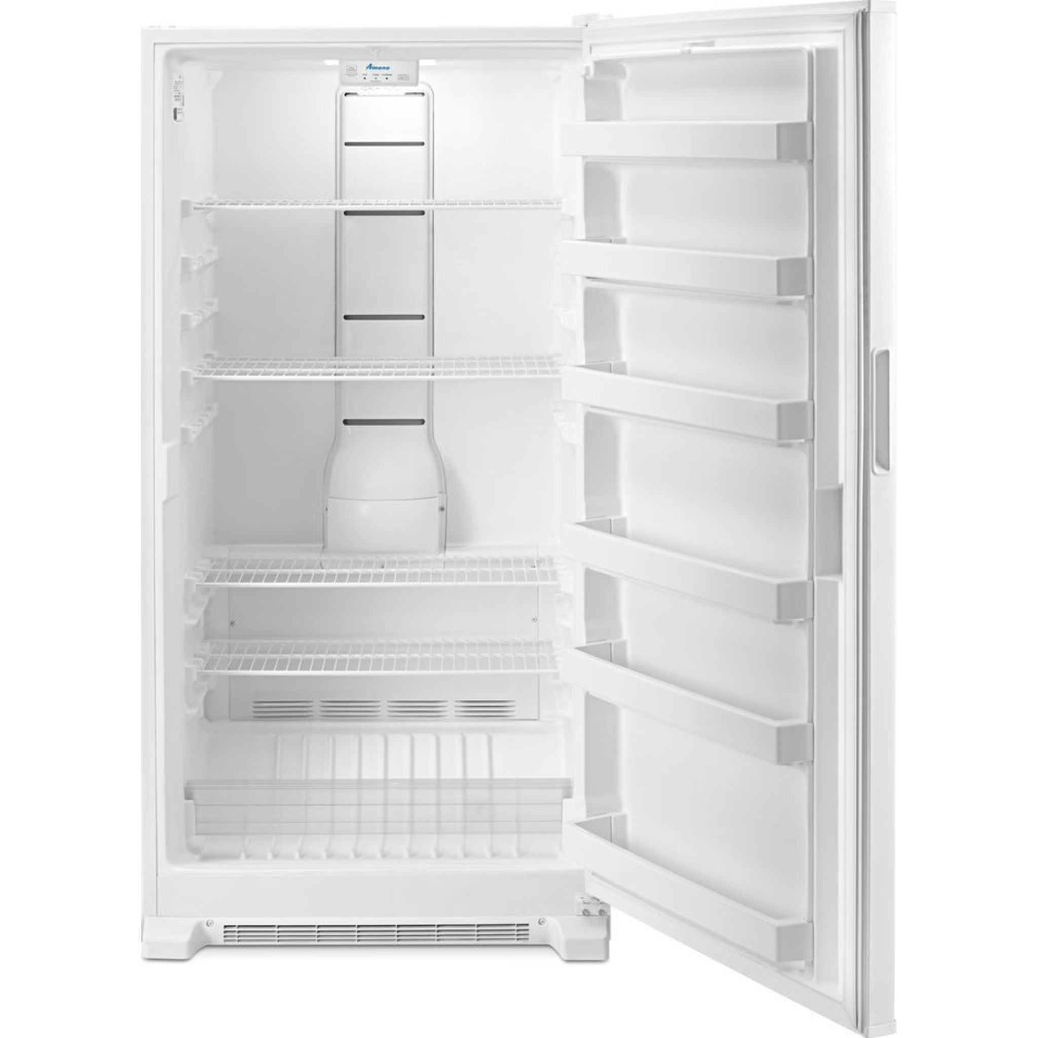 Amana AZF33X20DW 33 Inch Upright Freezer in White - Energy Efficient Deep Freezer for Home, Garage, or Restaurant Use