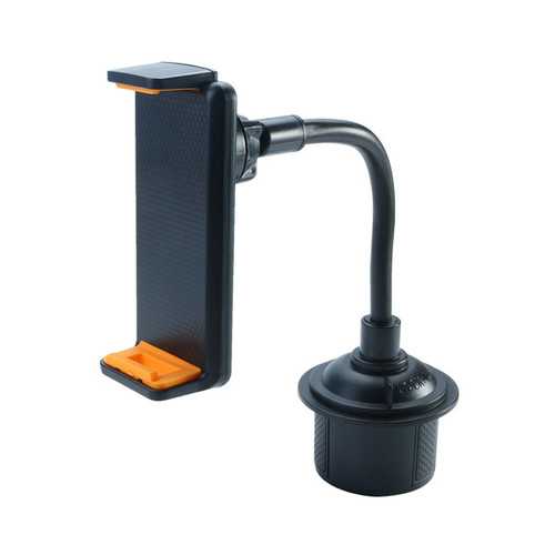 Adjustable Car Cup Holder Mount for 4-10 Inch Tablets, iPad Mini & Smartphones - Perfect for GPS Navigation & Hands-Free Driving
