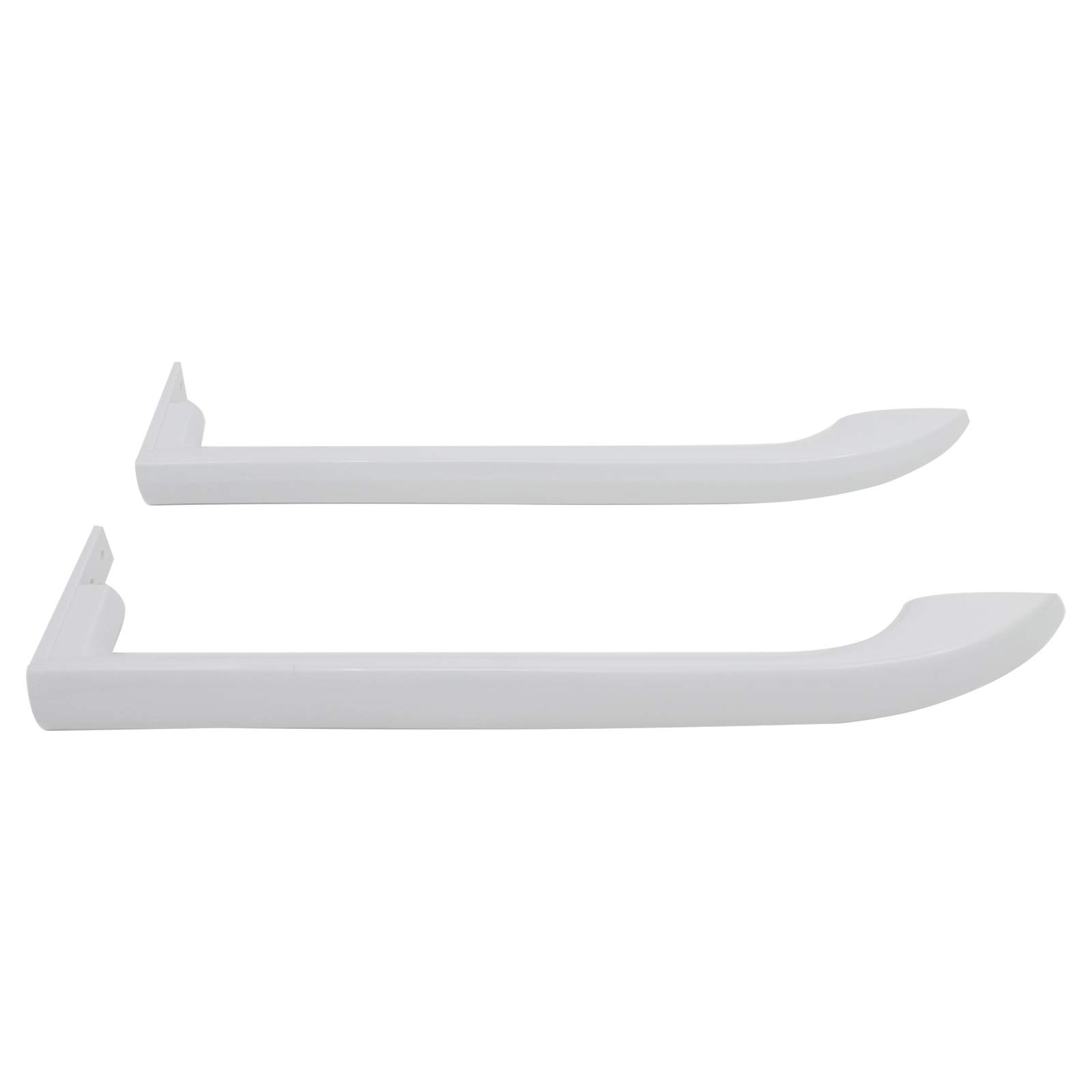 UpStart Components 5304486359 Refrigerator Door Handles Set - Compatible with Frigidaire FFHT1814LW9 White Refrigerator Replacement Parts - Perfect for Kitchen Appliance Repair & Home Improvement Projects