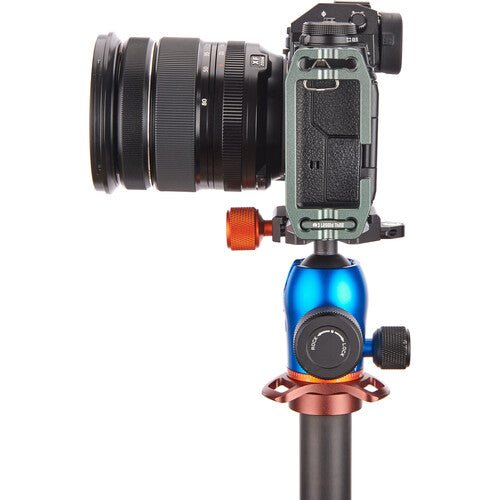 3 Legged Thing Lexie Universal L Bracket for DSLR Cameras - Multi-Function Quick Release Plate (Slate Gray) - Perfect for Tripod Mounting, Vlogging & Photography Accessories