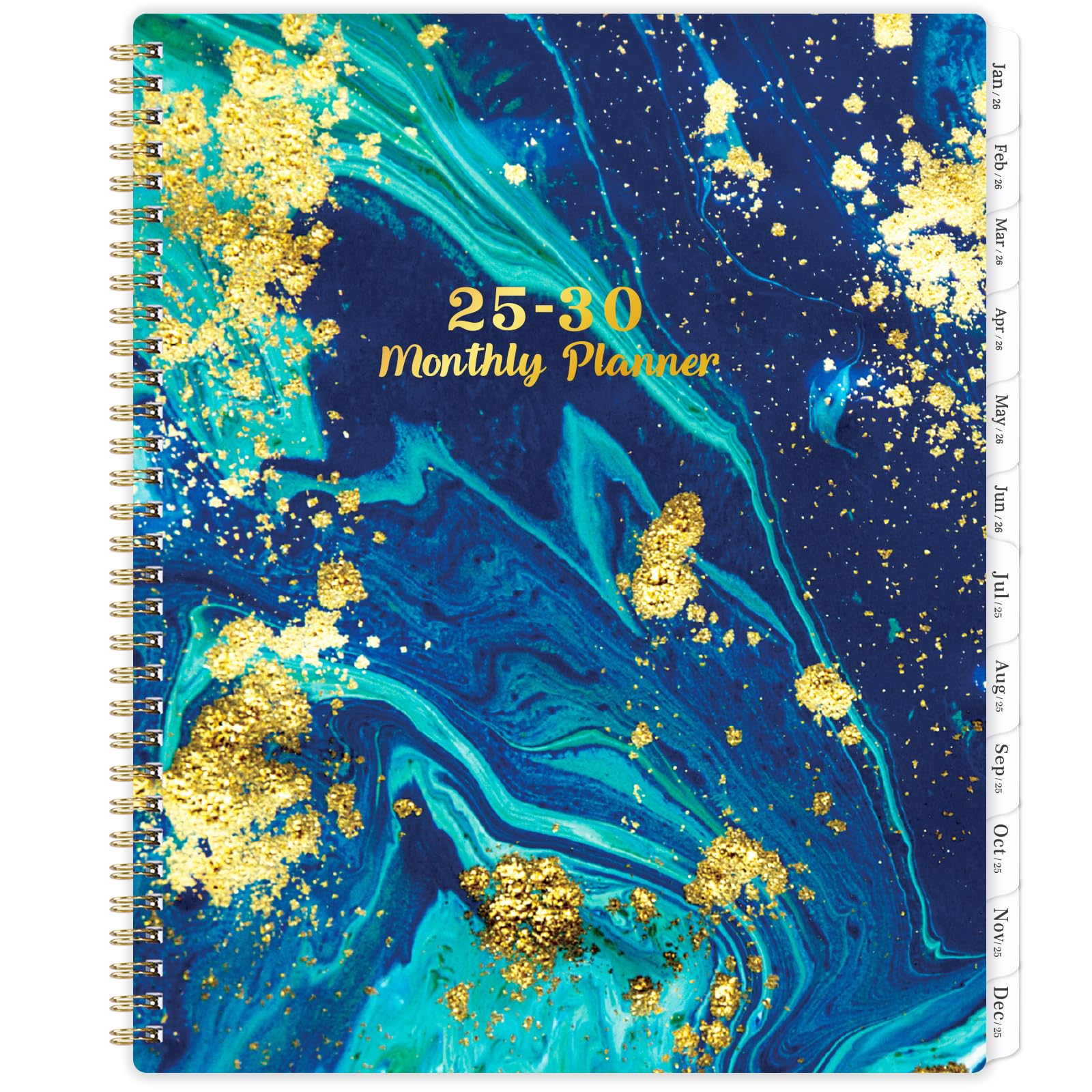 2025-2030 Monthly Planner Calendar | 5-Year Academic Planner from July 2025 to June 2030 | 9