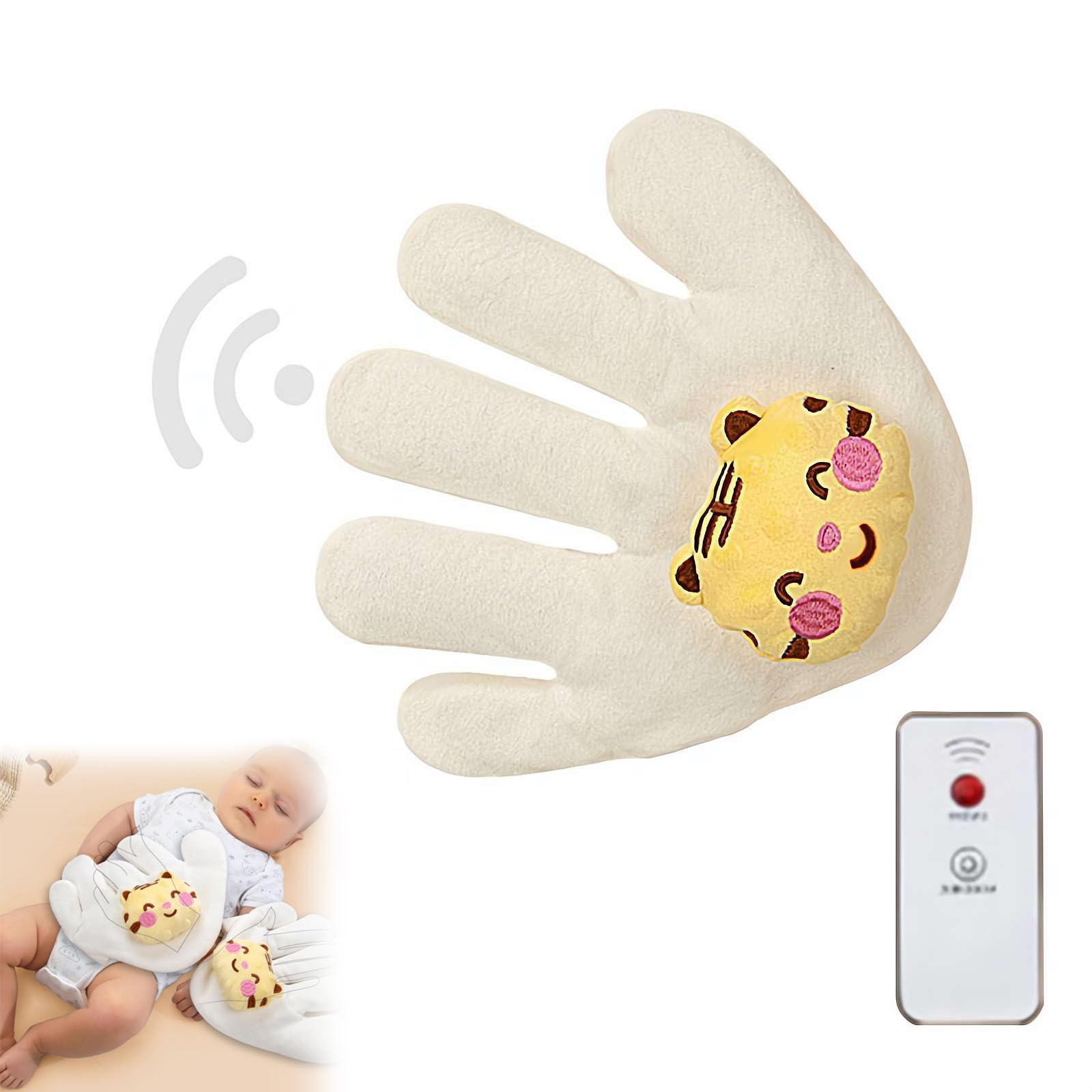 Electric Baby Soothing Palm Toy - Cute Cartoon Sleep Aid & Calming Hand Pillow for Infants | Perfect for Bedtime, Naptime & Travel to Help Babies Fall Asleep Faster
