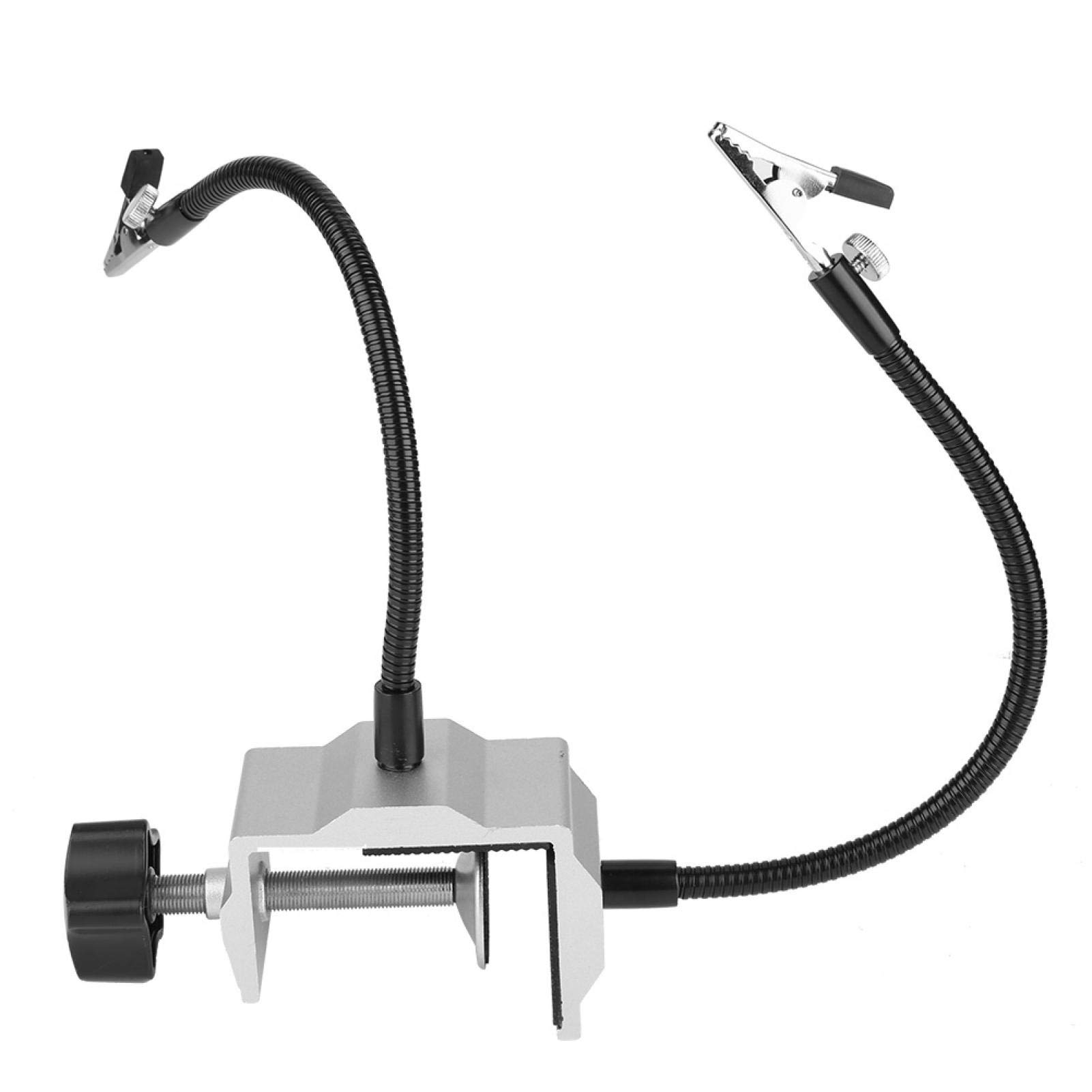 Durable Metal Solder Arm Clamp - Flexible Electric Iron Holder for Electronics Soldering | Perfect for DIY Projects, Circuit Board Repair & Jewelry Making