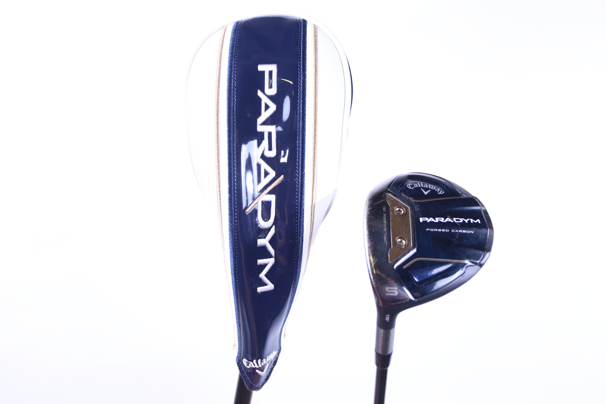 Used Callaway Paradym 5 Wood Left Handed 18° Senior Flex Golf Club - Perfect for Senior Golfers & Left-Handed Players on the Course