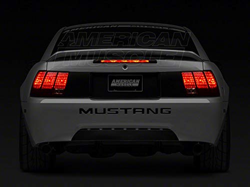 Raxiom Black Housing Smoked Lens Tail Lights & Sequential Tail Light Kit for 1999-2004 Ford Mustang (Excludes 99-01 Cobra) - Upgrade Your Ride for Night Driving & Car Shows