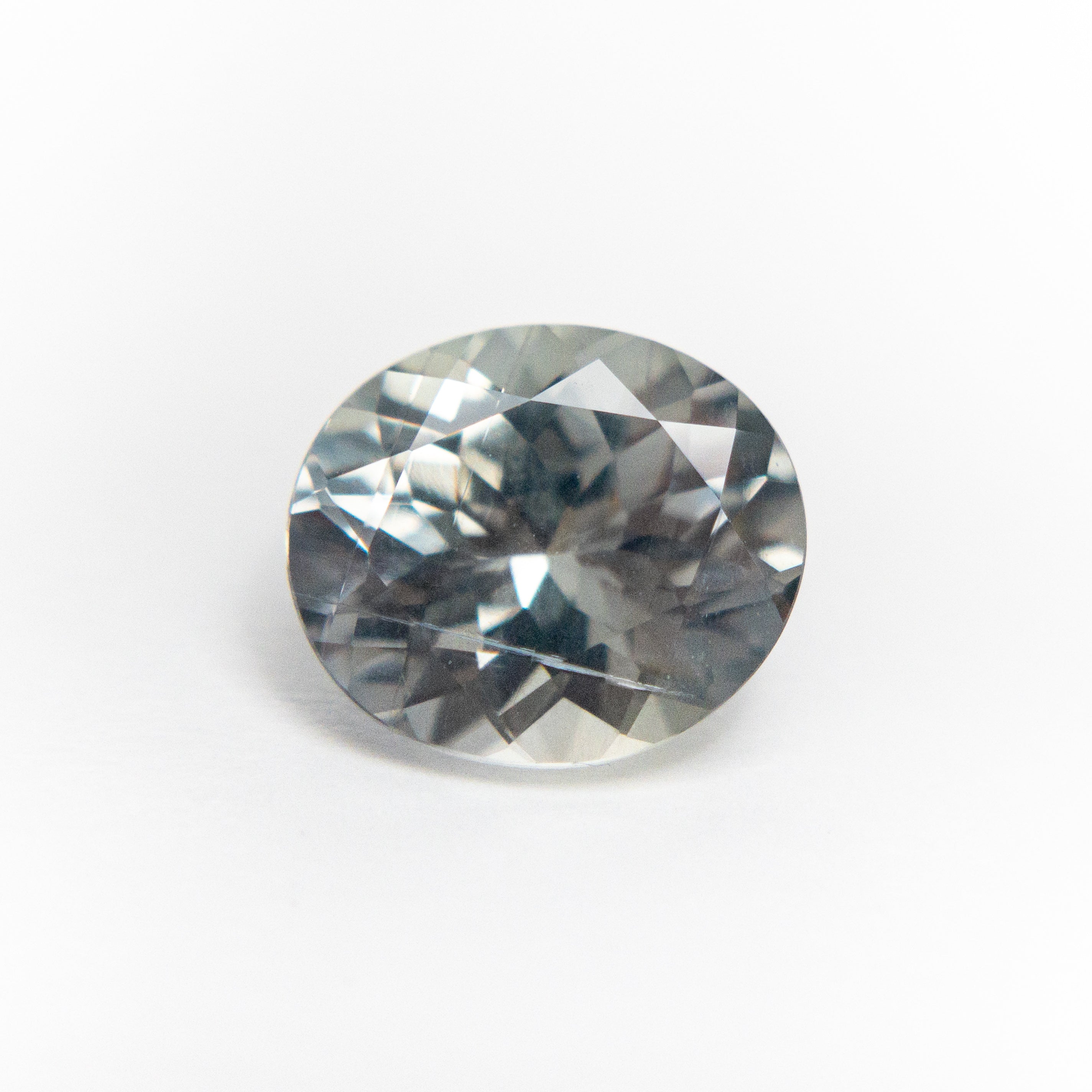 2.09ct Oval Brilliant Blue Sapphire Gemstone - 8.13x7.00x4.62mm Natural Loose Sapphire for Jewelry Making, Engagement Rings & Necklaces