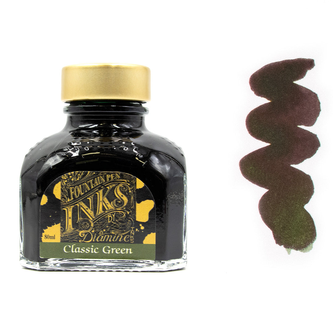 Premium Diamine Ink Bottle 80ml - Vibrant Fountain Pen Ink for Calligraphy, Journaling & Artistic Writing - Smooth Flow & Rich Colors
